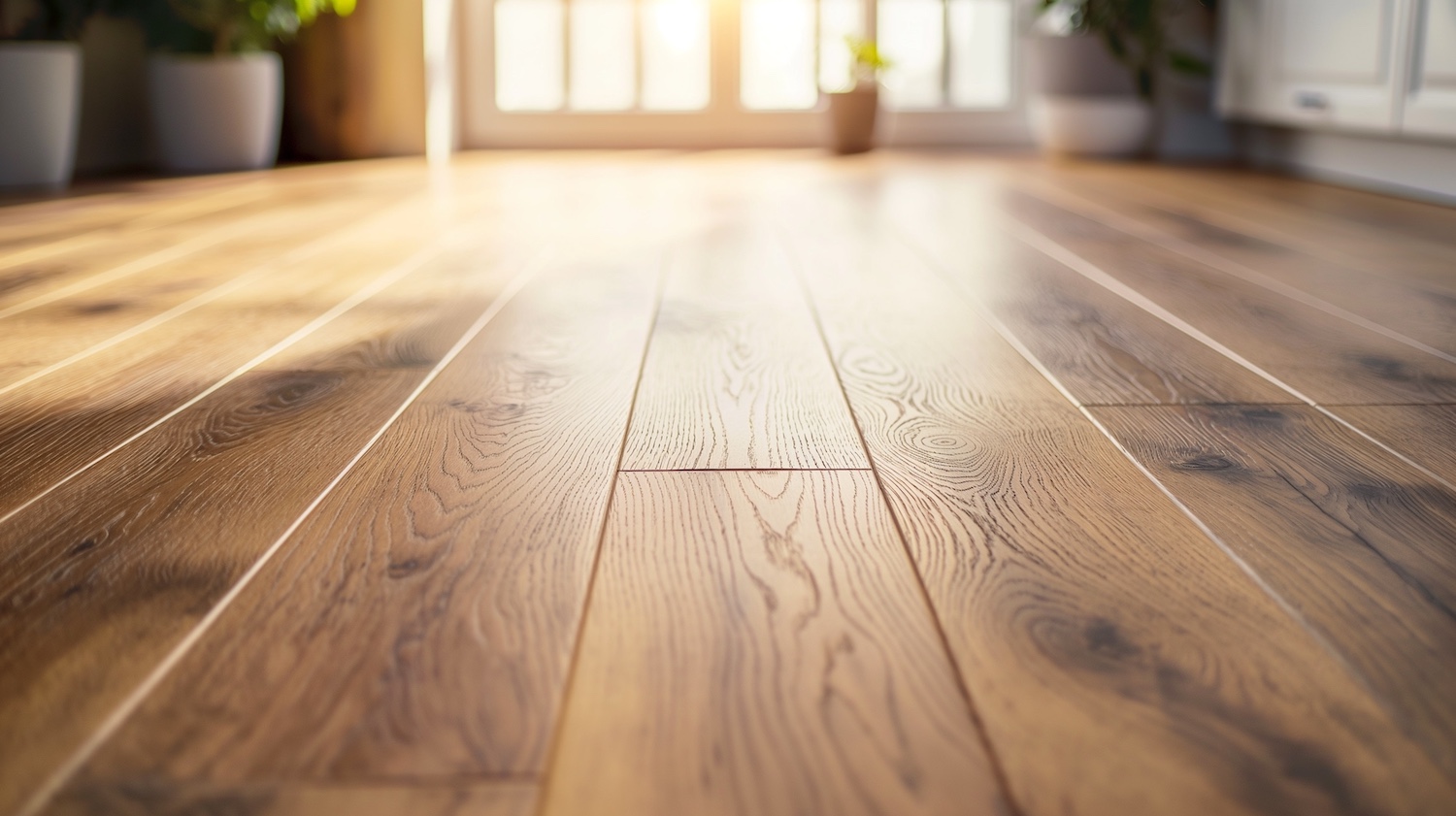 washing hardwood floors