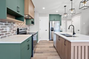 kitchen and living room design